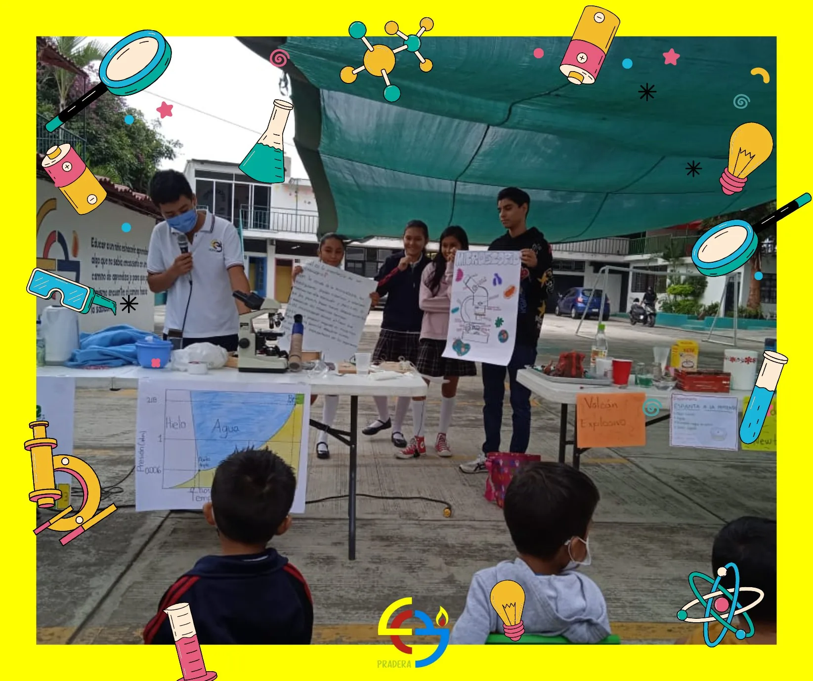 Exposición de estudiantes